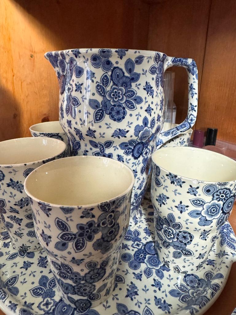 Beatrix Blauw servies, Ophalen