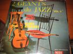 LP, 2 Geants du Jazz, Vol. 2: Sidney Brechet + Django Reinha, Ophalen of Verzenden, 1960 tot 1980, Zo goed als nieuw, 12 inch