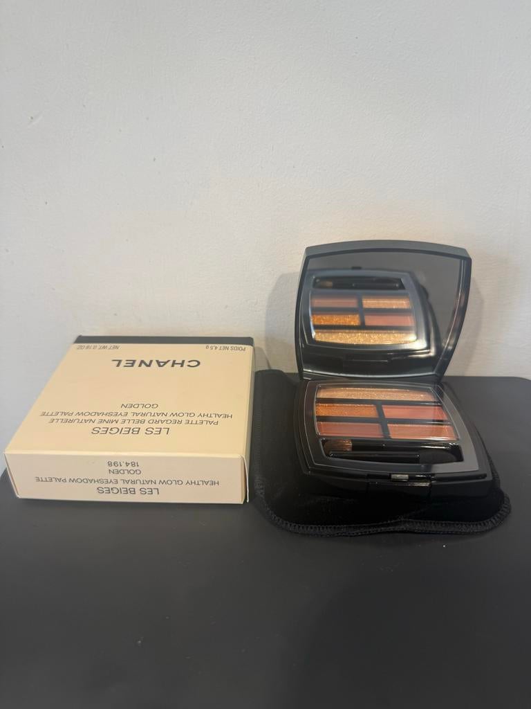 Chanel oogschaduwpalet Golden, Sieraden, Tassen en Uiterlijk, Uiterlijk | Cosmetica en Make-up, Ogen, Nieuw, Ophalen of Verzenden
