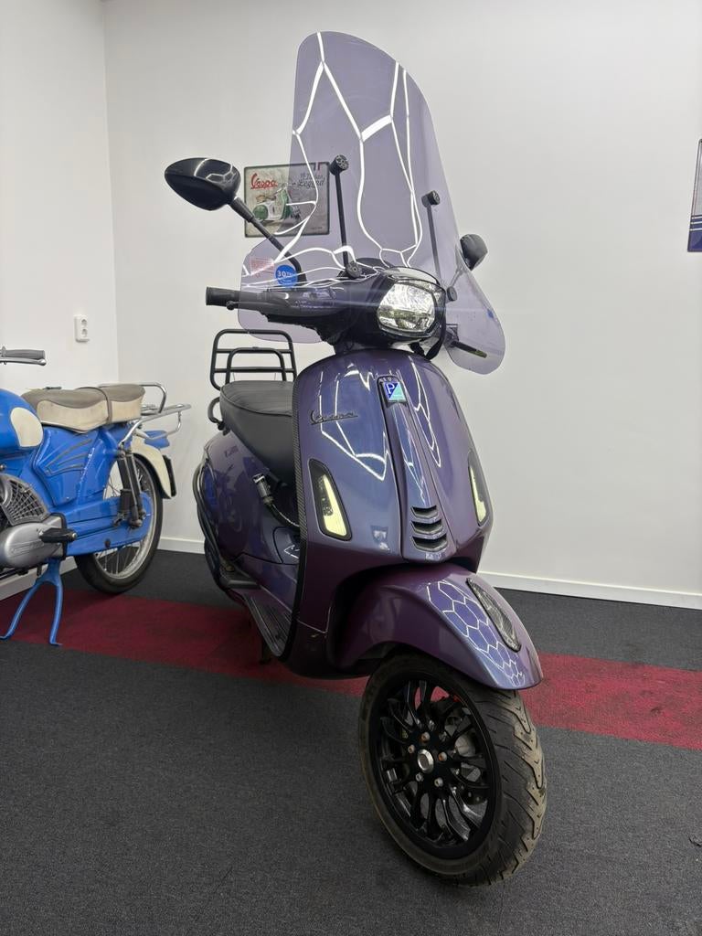 Vespa sprint s 2019 midnight purple MALOSSI/CARBON, Ophalen, Zo goed als nieuw, Benzine, Vespa