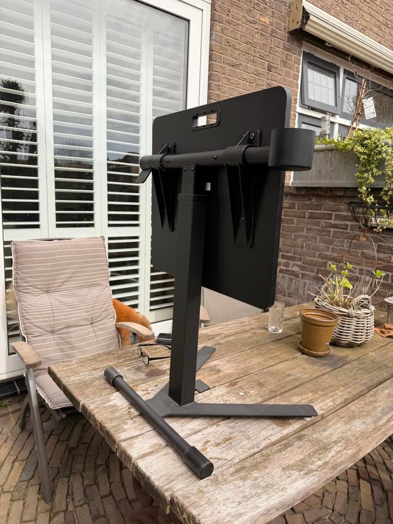 IKEA MITTZON laptoptafel met wieltjes, Ophalen, Gebruikt, In hoogte verstelbaar