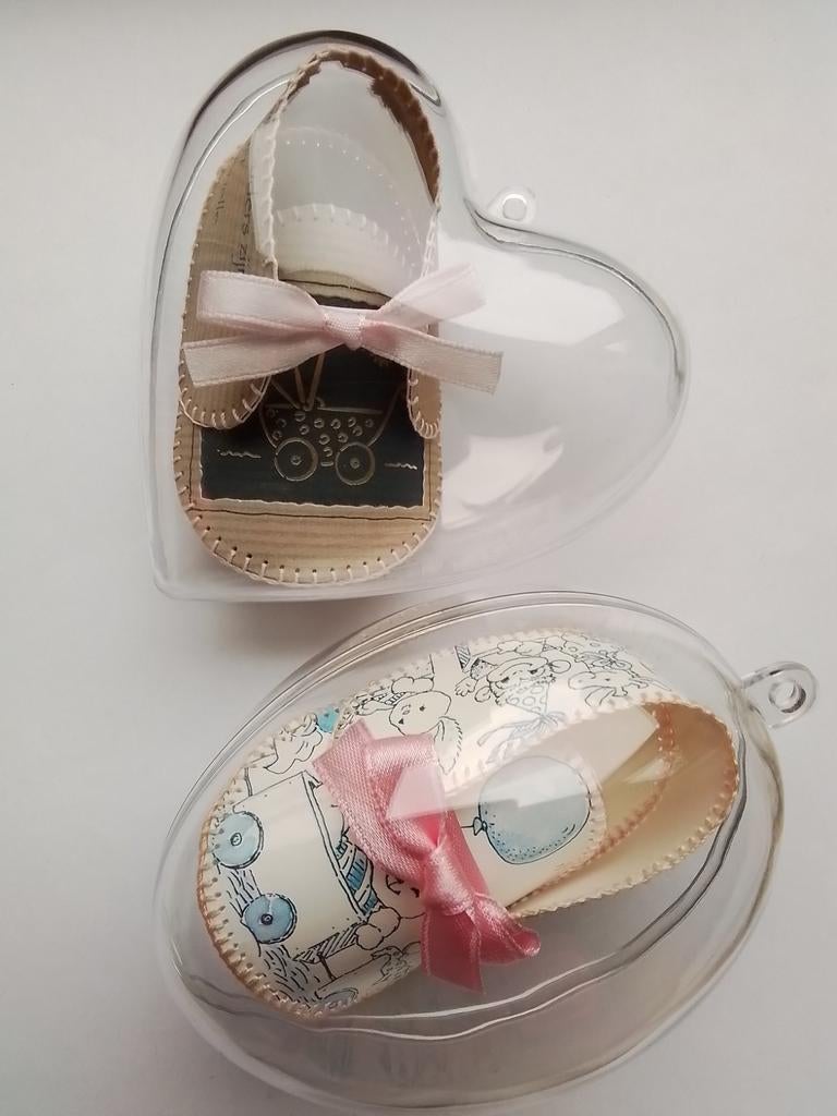 Schoentje geboortekaartje ei hart kraamcadeau baby geboorte, Ophalen of Verzenden, Nieuw