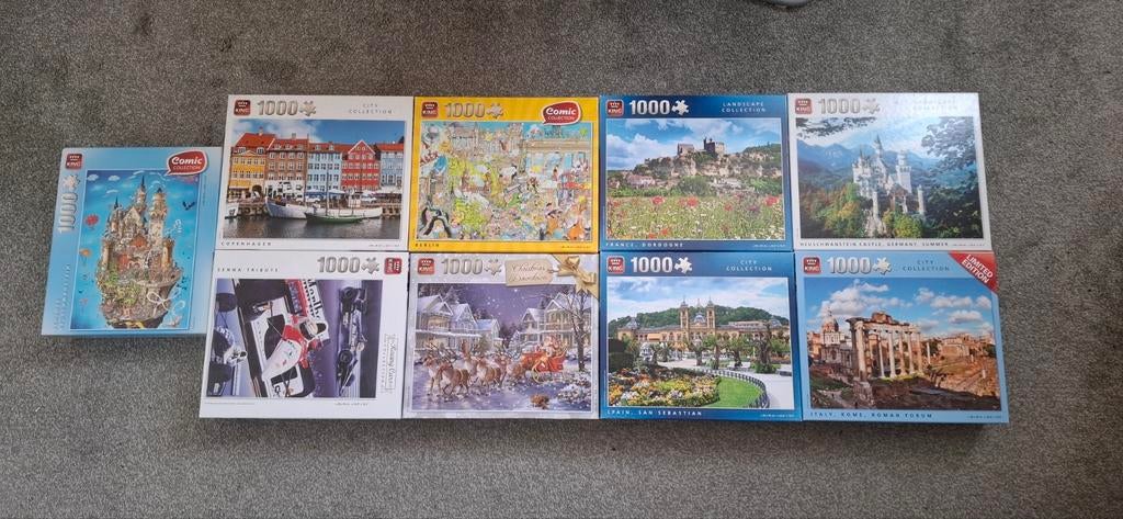 King puzzel, Ophalen of Verzenden, 500 t/m 1500 stukjes, Zo goed als nieuw