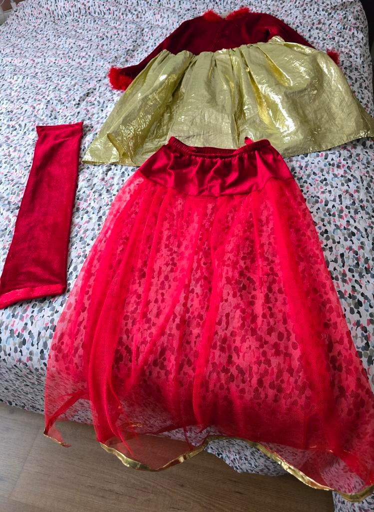 Prinsessenjurkje met rok en riem/band, Ophalen of Verzenden, Zo goed als nieuw, Meisje