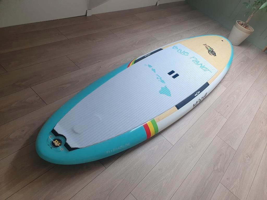 Hardboard SUP zgan Blue Planet Neptune 9.6, Watersport en Boten, Suppen, Ophalen, Zo goed als nieuw, SUP-boards