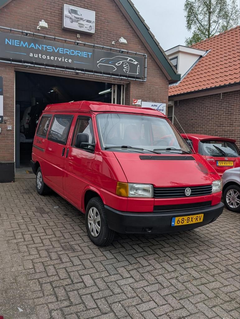 Volkswagen Transporter Carthago Camper met hefdak 4 persoons, Buscamper of Camperbus, Volkswagen, Tot en met 2, Bedrijf