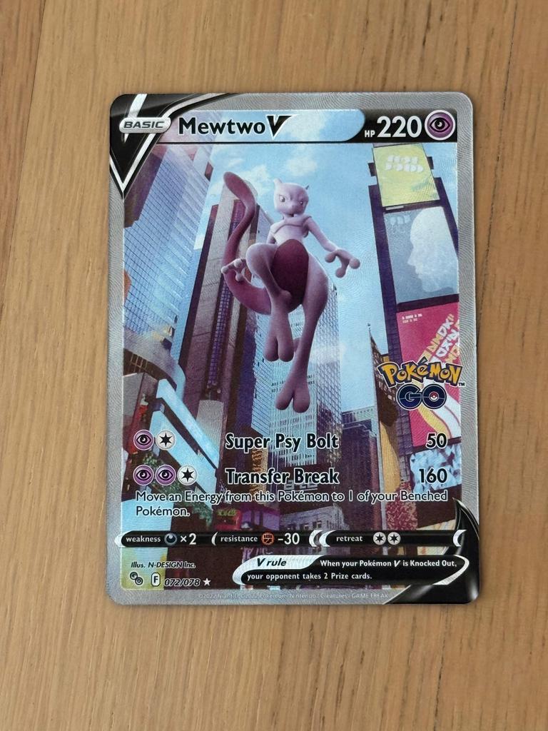 Mewtwo V, Ophalen, Zo goed als nieuw, Losse kaart