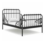 Ikea Minnen meegroeibed zwart, Huis en Inrichting, Slaapkamer | Bedden, Ophalen of Verzenden