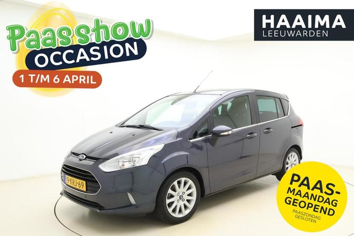 Ford B-Max 1.0 EcoBoost Titanium Voorruit Verwarming l Camer, Auto's, Ford, Bedrijf, Te koop, B-Max, ABS, Achteruitrijcamera, Airbags