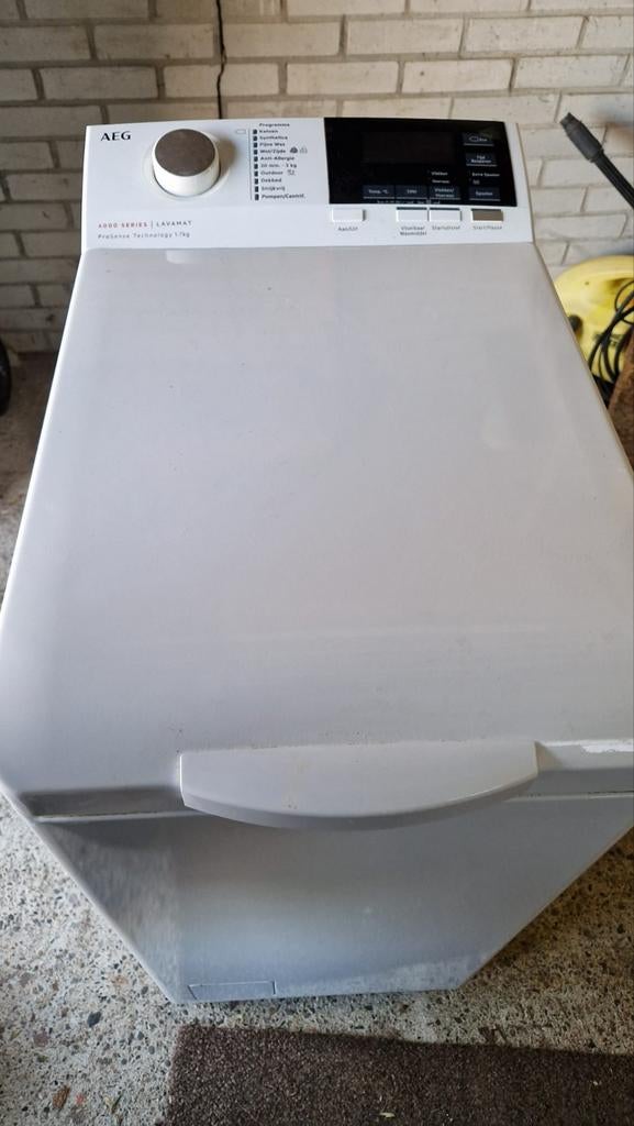 Bovenlader wasmachine AEG, Witgoed en Apparatuur, Wasmachines, 1200 tot 1600 toeren, 4 tot 6 kg, Bovenlader, Ophalen of Verzenden