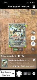 Meowscarada ex #256 Pokémon Paldea Evolved Kaart, Ophalen, Nieuw, Losse kaart, Foil