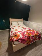 Bleekroze IDANAS Ikea bed - 150x224cm, Ophalen, Zo goed als nieuw, 200 cm, Stof
