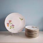 Bavaria, 13-delig gebaksstel met bloemen, Ophalen of Verzenden