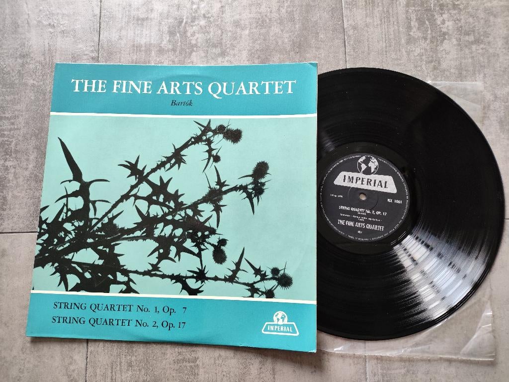 The Fine Arts Quartet Bartok in nette staat, Kamermuziek, Ophalen of Verzenden, Zo goed als nieuw, 12 inch