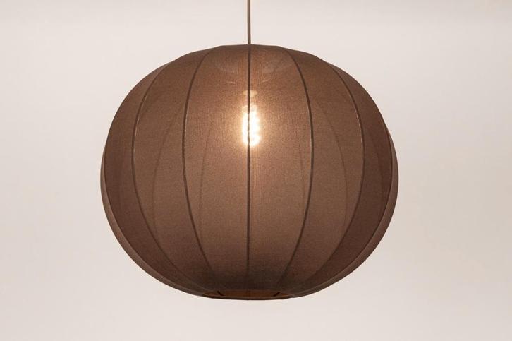 55cm japandi hanglamp bruin lampion tafel bank bed vide lamp, Huis en Inrichting, Lampen | Hanglampen, Nieuw, Minder dan 50 cm