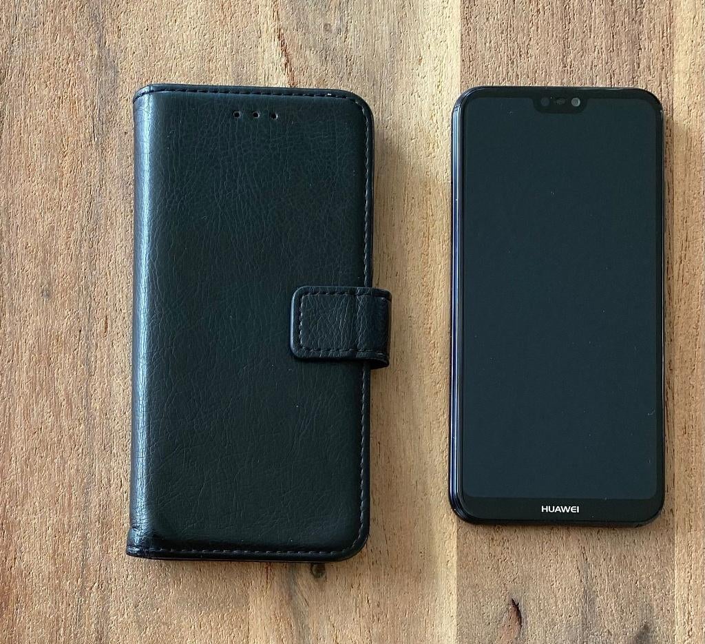 1 goed werkende Huawei telefoon in bescherm hoes, Telecommunicatie, Mobiele telefoons | Huawei, Gebruikt, Zwart, Ophalen of Verzenden