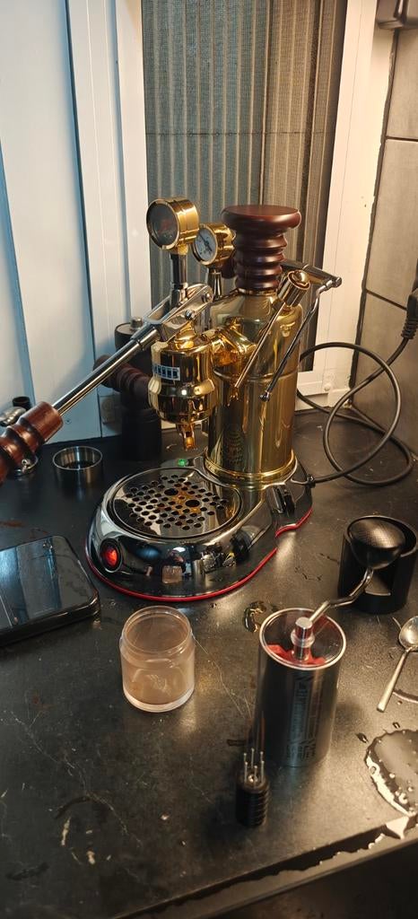 La pavoni Esperto Competente Gold, 10 kopjes of meer, Ophalen of Verzenden, Zo goed als nieuw, Espresso apparaat