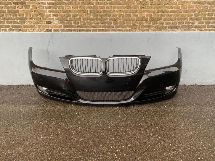 voorbumper BMW 3-serie E90 E91 2008 tot 2012 facelift zwart, Auto-onderdelen, Carrosserie en Plaatwerk, Bumper, BMW, Voor, Gebruikt
