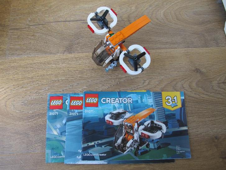 Lego Creator 31071 Droneverkenner, Kinderen en Baby's, Speelgoed | Duplo en Lego, Zo goed als nieuw, Lego, Complete set, Creator