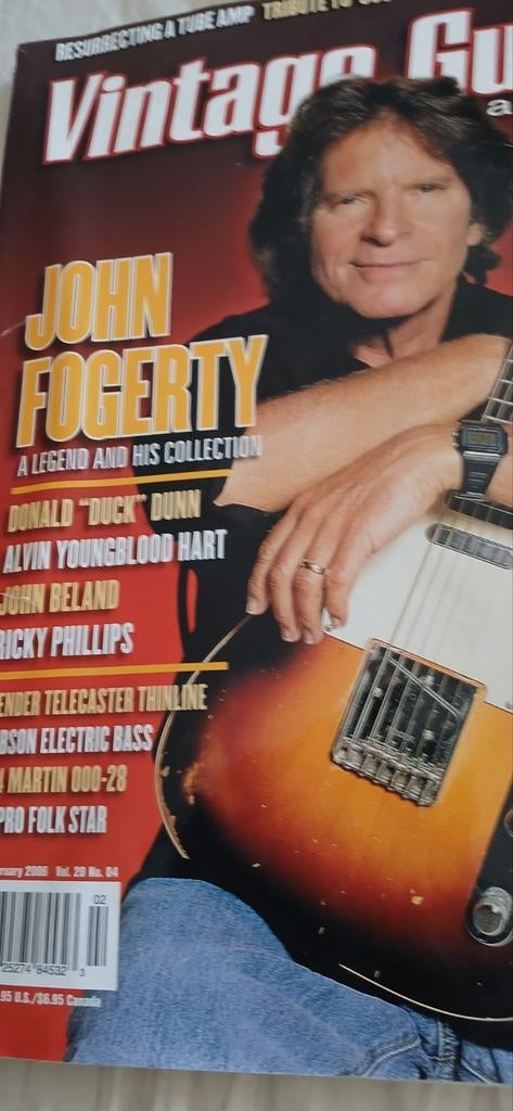 11x Vintage Guitar Magazine 2006 Gitaar collecties Gitariste, Ophalen of Verzenden, Solid body, Overige merken