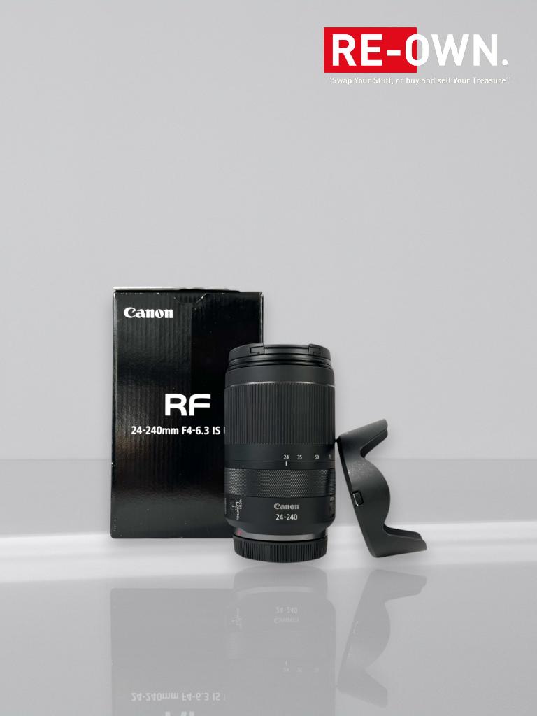 Canon RF 24-240mm f/4-6.3 IS USM (zonnekap + filter, Audio, Tv en Foto, Fotografie | Lenzen en Objectieven, Zo goed als nieuw