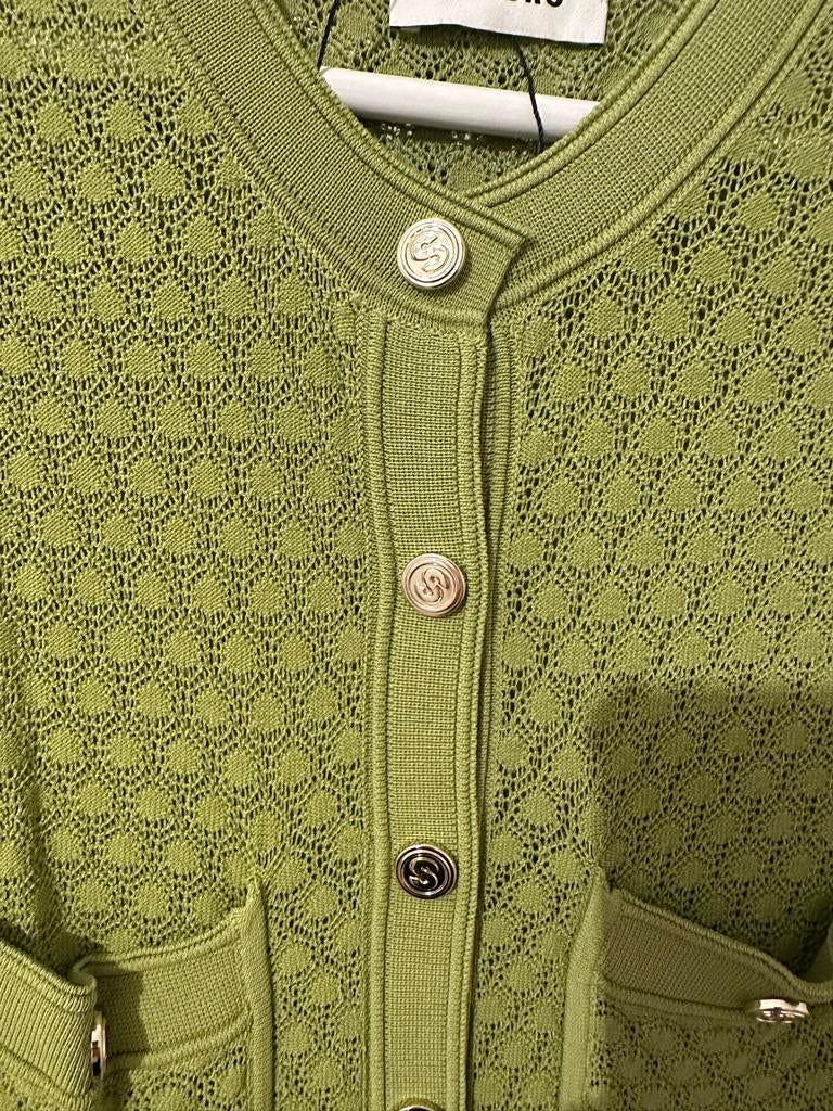 Originele Sandro jurk maat S - Nooit gedragen, Kleding | Dames, Jurken, Ophalen of Verzenden, Nieuw, Maat 36 (S), Groen