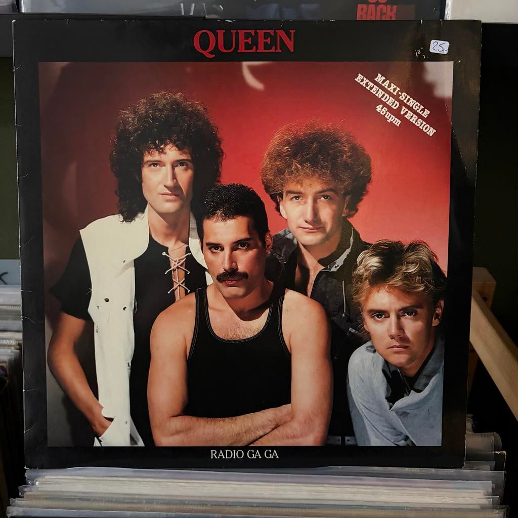 Queen - Radio Ga Ga Maxi-Single (Extended Version) 45rpm, Gebruikt, 1980 - 1989, Ophalen of Verzenden, 12 inch