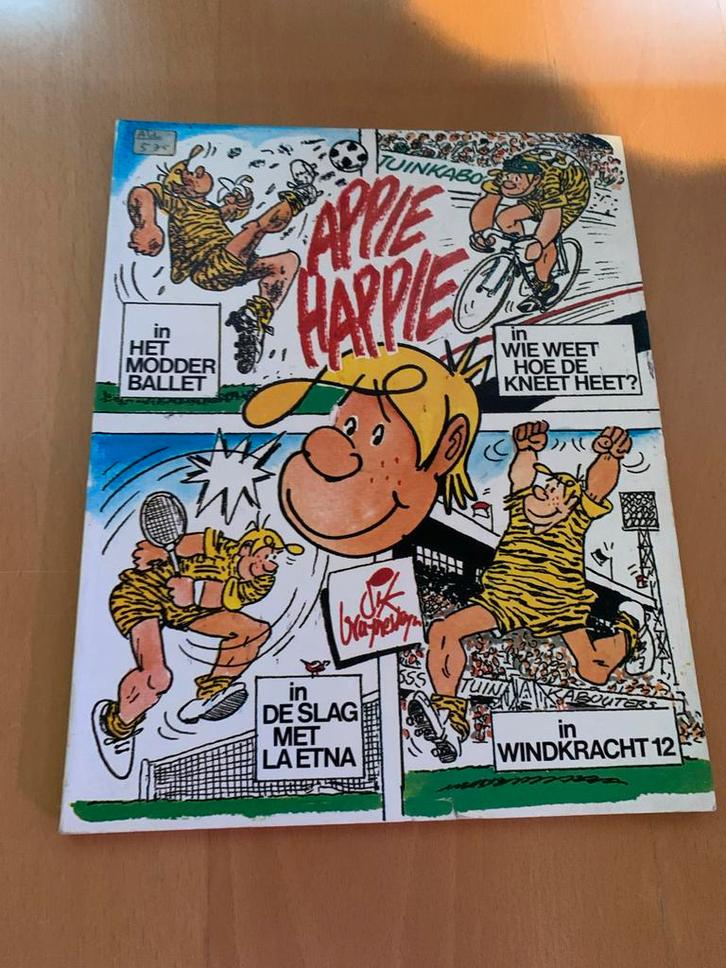 Appie Happie - Het Modderballet en meer, Boeken, Stripboeken, Gelezen, Eén stripboek, Ophalen of Verzenden