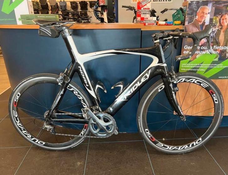 Ridley Noah Race Carbon Fiets Dura Ace C50 - 73cm, Fietsen en Brommers, Fietsen | Racefietsen, Gebruikt, Overige merken, 15 tot 20 versnellingen