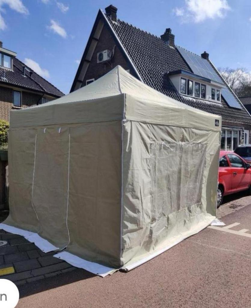 Partytent 3x3 te HUUR/ RENT in Amsterdam west lely✅, Ophalen, Gebruikt, Partytent, Minder dan 4 meter