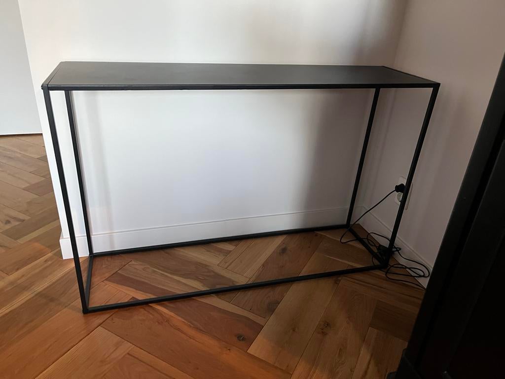 Zwarte Side Table - 115x75x32 cm, Ophalen, Gebruikt, 100 tot 150 cm, Metaal