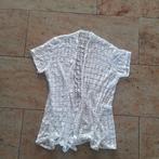Vestje, gehaakt, wit, mt L/XL, Ophalen of Verzenden, Zo goed als nieuw, Maat 46/48 (XL) of groter, Wit