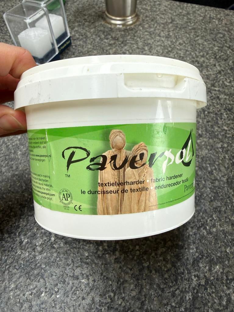 Paverpol Transparant Textielverharder - 500 gram, Geschikt voor stof, Ophalen of Verzenden, Zo goed als nieuw, Overige materialen