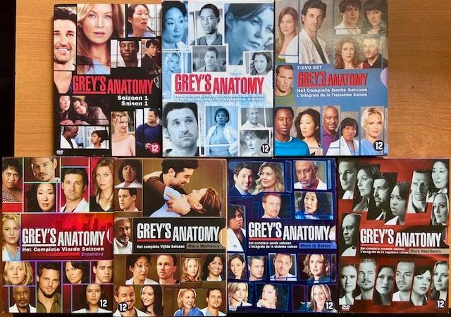 Grey's Anatomy Seizoen 1-7, Cd's en Dvd's, Dvd's | Tv en Series, Gebruikt, Drama, Boxset, Vanaf 12 jaar, Ophalen of Verzenden