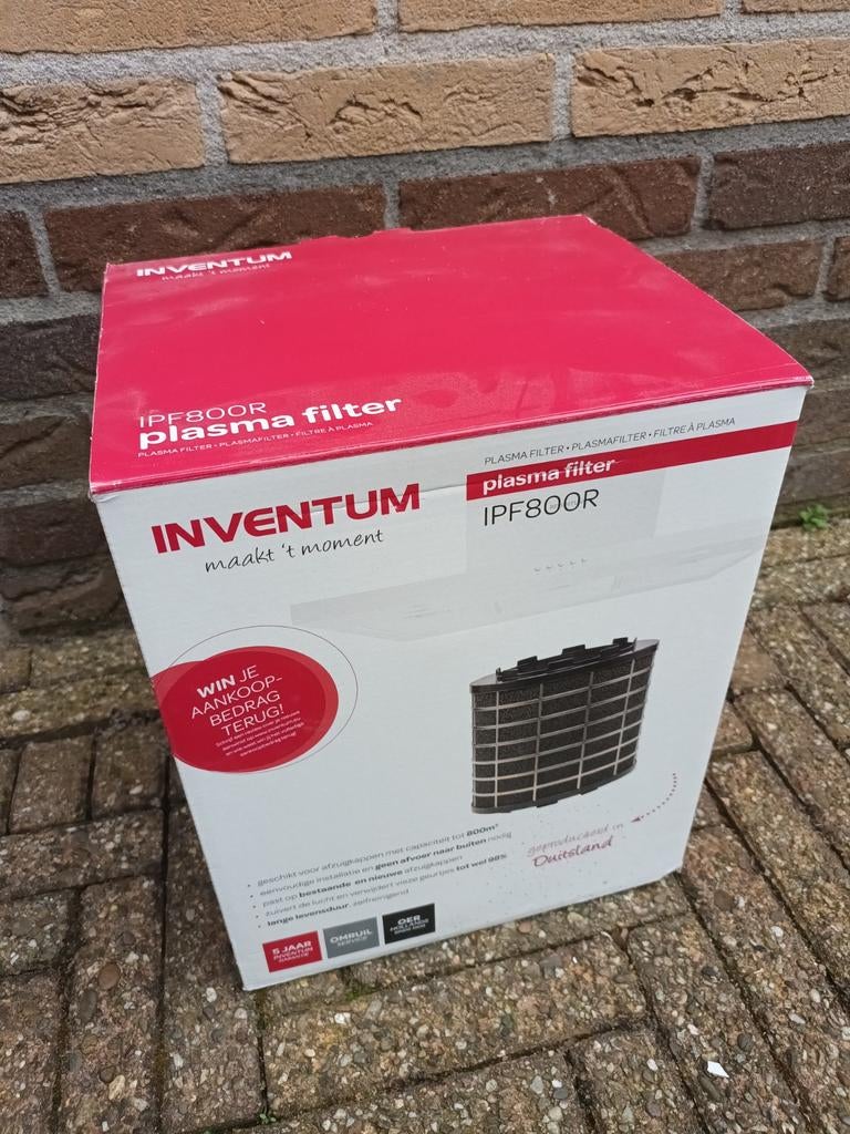 Inventum Plasmafilter IPF800R - Geurvrij en Energiezuinig, Witgoed en Apparatuur, Minder dan 200 m³ per uur, Overige typen, Ophalen of Verzenden