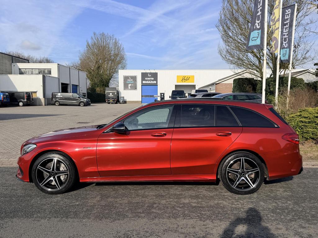 Mercedes-Benz C43 AMG 4MATIC 367PK Burmester•Pano, Euro 6, 367 pk, Leder en Stof, 2996 cc