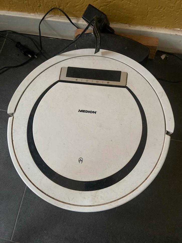 Medion Robotstofzuiger - Wit, Gebruikt, Witgoed en Apparatuur, Stofzuigers, Gebruikt, Robotstofzuiger, Ophalen