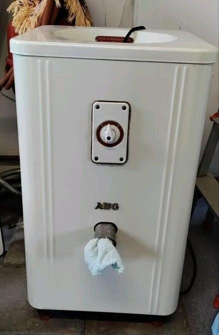 Buitenkans! Retro Vintage AEG centrifuge uit jaren 50-60, Verzamelen, Retro, Ophalen, Huis en Inrichting