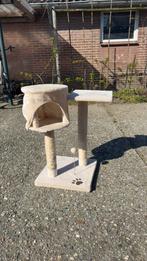 GRATIS AF TE HALEN - Kattenkrabpaal en huisje, Ophalen, Gebruikt, Krabpaal