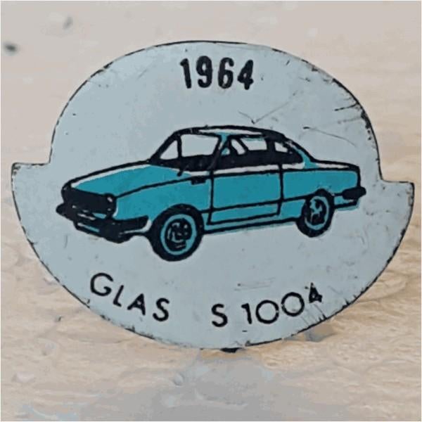 SP0276 Speldje 1964 Glas S 1004 blauw, Ophalen of Verzenden, Gebruikt, Overige onderwerpen