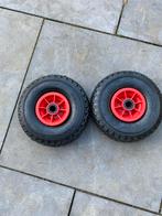Set van 2 kruiwagenwielen - 3.00-4 (260x85), Ophalen of Verzenden, Gebruikt