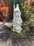 Volbetonnen Tuinkabouter met Lantaarn, Tuin en Terras, Ophalen, Gebruikt, Beton, Tuinkabouter