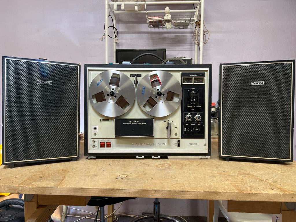 Sony Solid State Stereo Taperecorder TC-270, Ophalen of Verzenden, Sony, ., .
