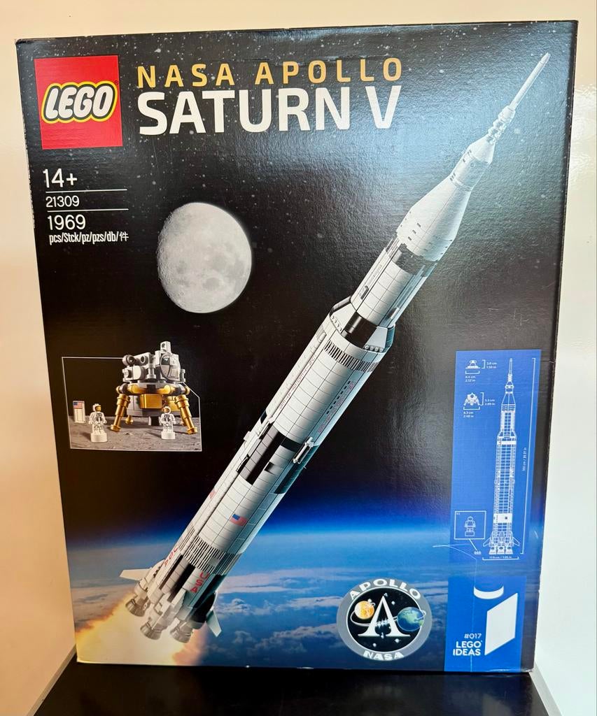 Nieuw in gesealde doos LEGO NASA Apollo Saturn V 21309, Lego, Nieuw, Ophalen of Verzenden, Ideas