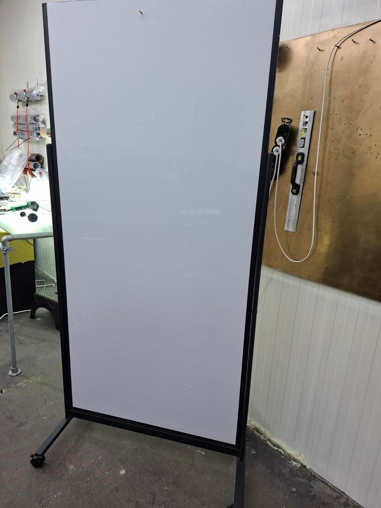 Verrijdbaar white/memo board dubbelzijdig, Diversen, Schoolborden, Ophalen, Whiteboard