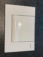 Geberit Sigma 01 (20) metalen Dual Flush Plaat - Wit/Chroom, Ophalen, Zo goed als nieuw, Chroom, Toilet