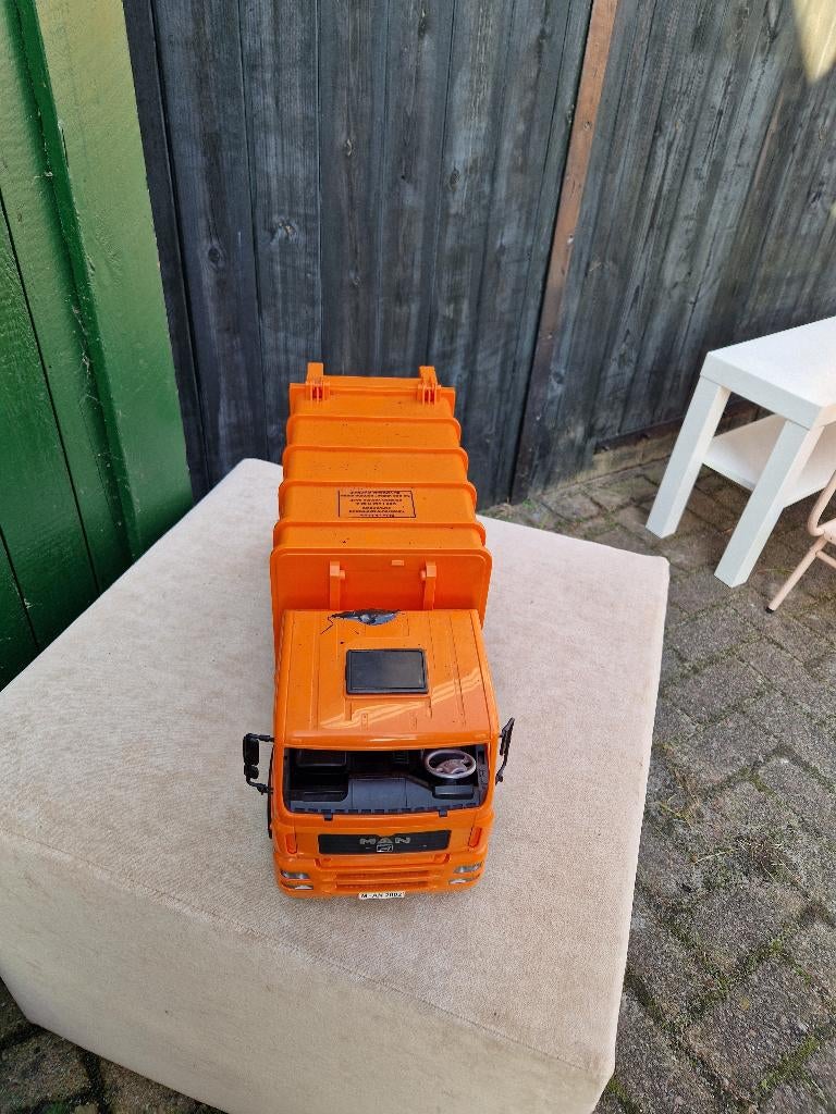 Bruder vuilnisauto, Ophalen, Gebruikt, Duplo