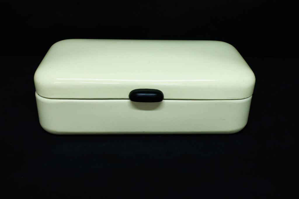 Vintage emaille broodtrommel (merk: Dru, Ulft), Ophalen of Verzenden