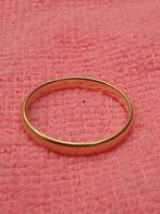 Gouden trouwring 21 mm., Sieraden, Tassen en Uiterlijk, Ringen, 20 of groter, Heer, Ophalen of Verzenden, Zo goed als nieuw