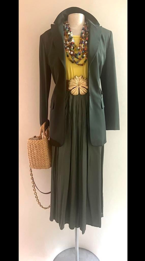 3-dlg Cinque La Fee Maraboutée en MaxMara set 36/38, Verzenden, Zo goed als nieuw, Maat 38/40 (M), Geel